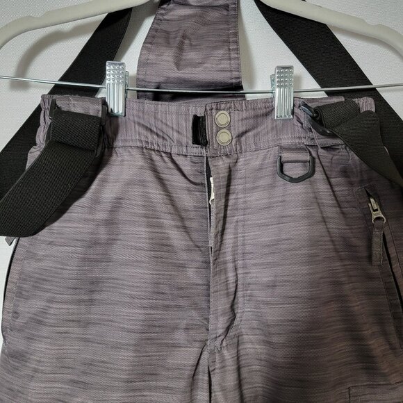Weatherproof 32 Degrees Snow Pants Youth L 14/16 Suspenders Detachable Bib Grey - Picture 2 of 16